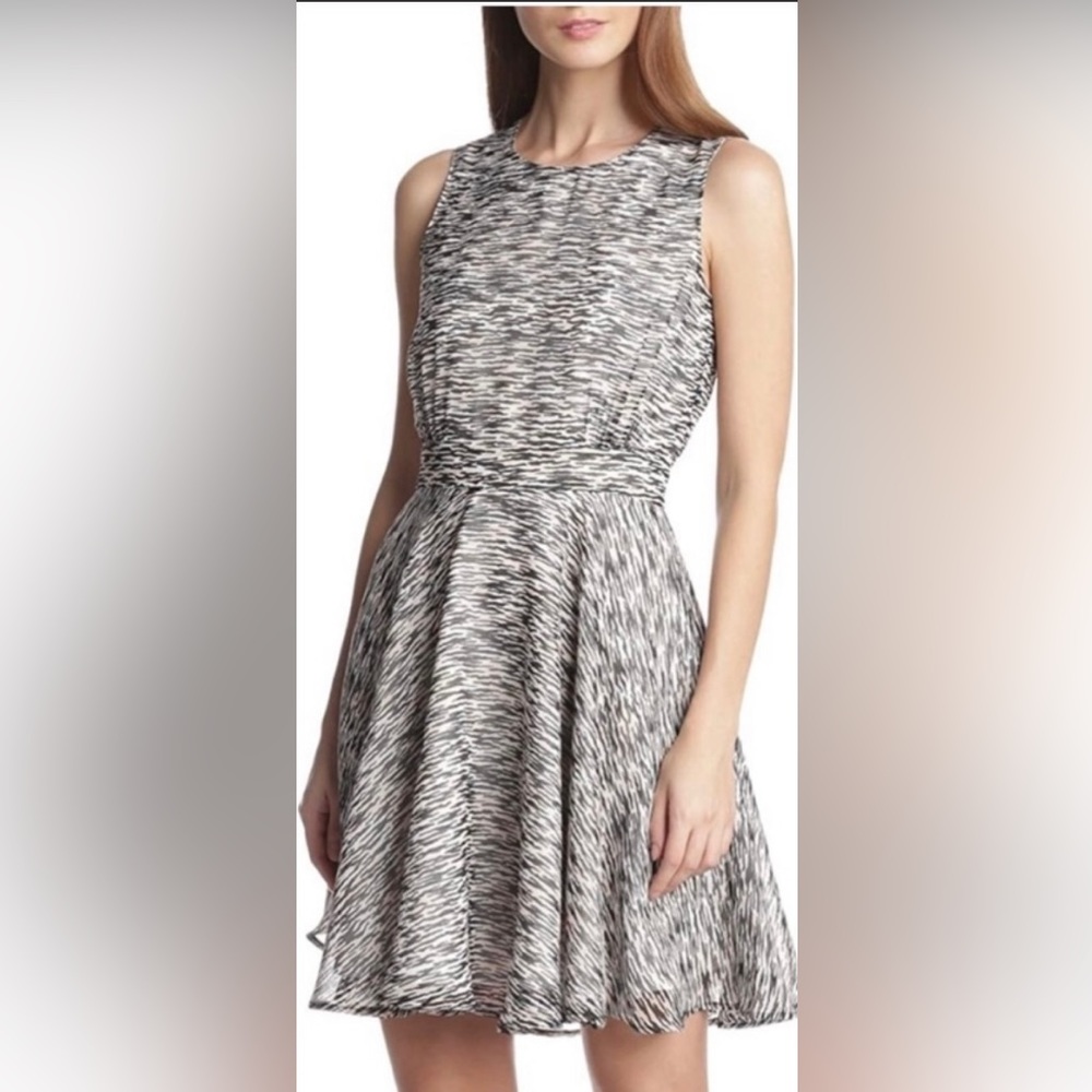 French Connection Sahara Wave Crepe Dress